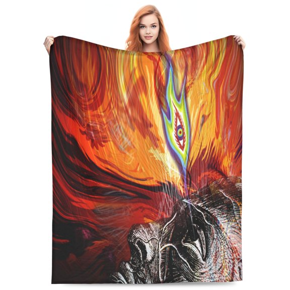 Tool Lateralus Bed Blanket 3D Printed Throw Blanket Lightweight Super Soft Air Conditioning Room All Season Blanket Sofa Couch Bed Fans Cartoon Blanket 80"x60"