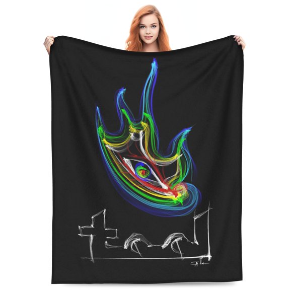 Tool Lateralus Bed Blanket 3D Printed Throw Blanket Lightweight Super Soft Air Conditioning Room All Season Blanket Sofa Couch Bed Fans Cartoon Blanket 80"x60"