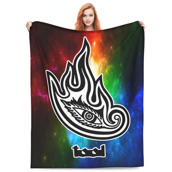 Tool Lateralus Bed Blanket 3D Printed Throw Blanket Lightweight Super Soft Air Conditioning Room All Season Blanket Sofa Couch Bed Fans Cartoon Blanket 80"x60"