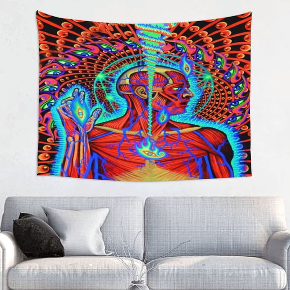 Tool Lateralus Tapestry Music Poster Large Background Wall Art Bedroom Wall Decor for Birthday Party 29x37in