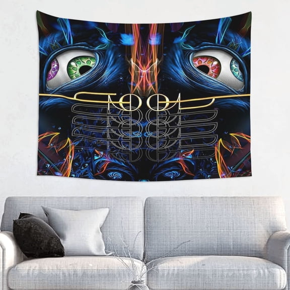 Tool Lateralus Tapestry Music Poster Large Background Wall Art Bedroom Wall Decor for Birthday Party 60x51in