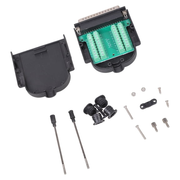 Tool Less DB37 Male Serial Port Terminal Adapter With Foldable Housing Thin For Industrial Applications