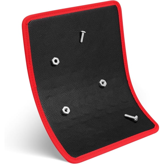 Tool Mat, 40 LBS Flexible Mat for Tools, PVC Surface, Non-Slip Tool Holder, Tray for Mechanics, Garage, Workshop & Auto Repair, 12-5/8" x 9-5/8" (Red)
