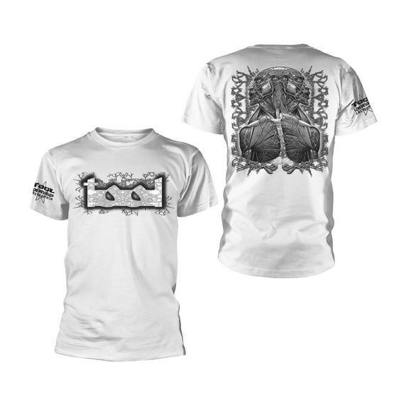 Tool Men's Double Image T-Shirt White Large | Officially Licensed Merchandise