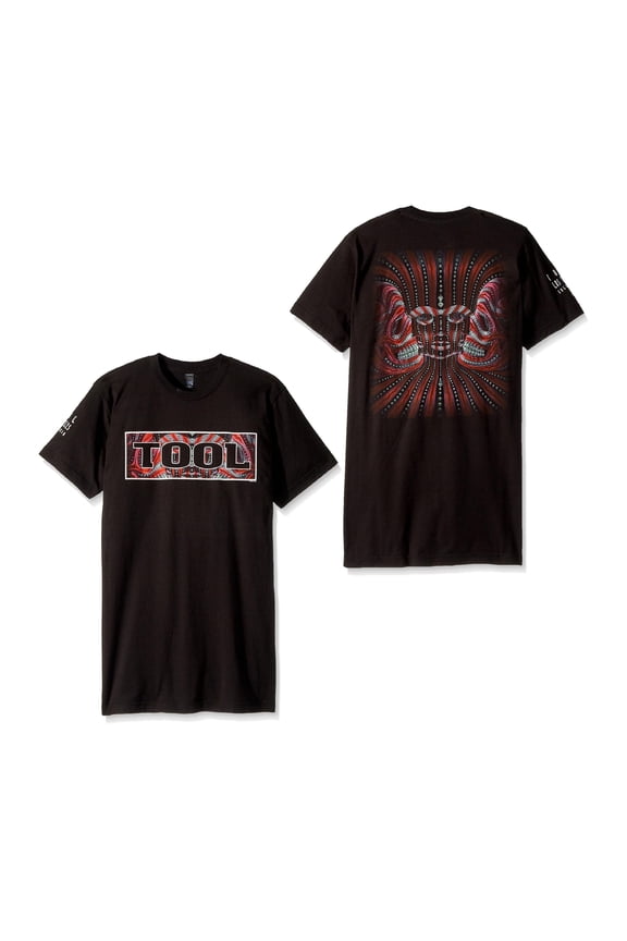 Tool Men's Three Red Faces T-Shirt Black Small | Officially Licensed Merchandise