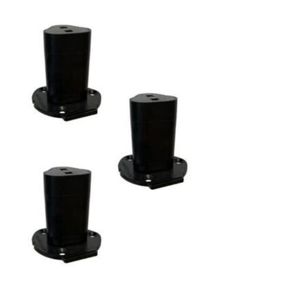 Tool Mount for Milwaukee M12 Tool, Black - Pack of 3