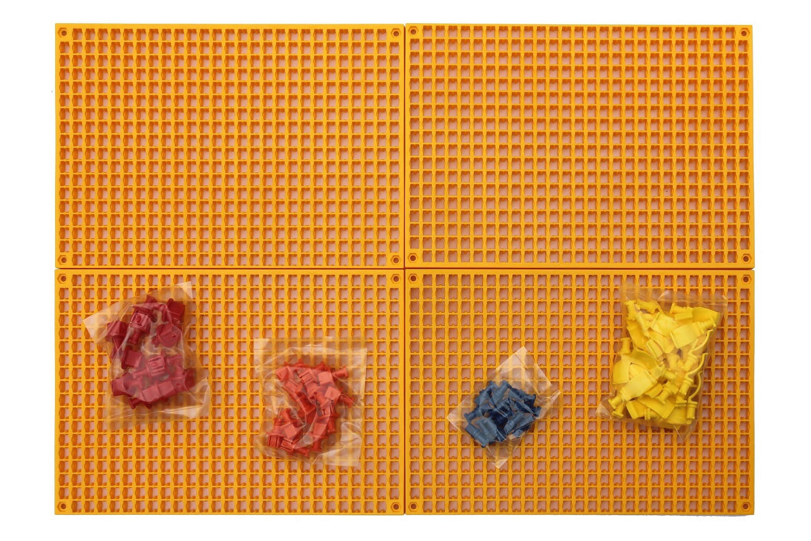 Tool Organizer Kit (YELLOW) - Organize your Sockets, Wrenches, Pliers, etc. with Pegboards, and Accessories
