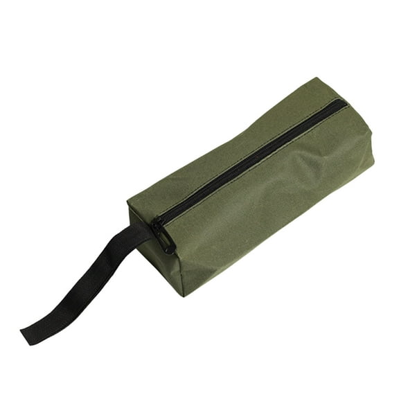 Tool Organizer Storage Bag - Cloth Small Tool Pouch with Zipper Pocket for Screwdrivers Pliers Wrenches - Heavy Duty Tool Roll Up Case for Hand Tools Home Garage Workshop Organization