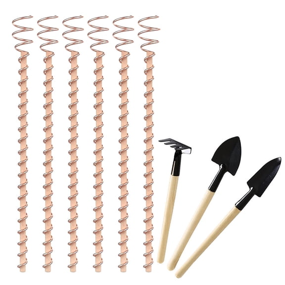 TABLZONE Antenna Set Metal Wire for Plant Growth Support and Enhancement, Various Colors Available