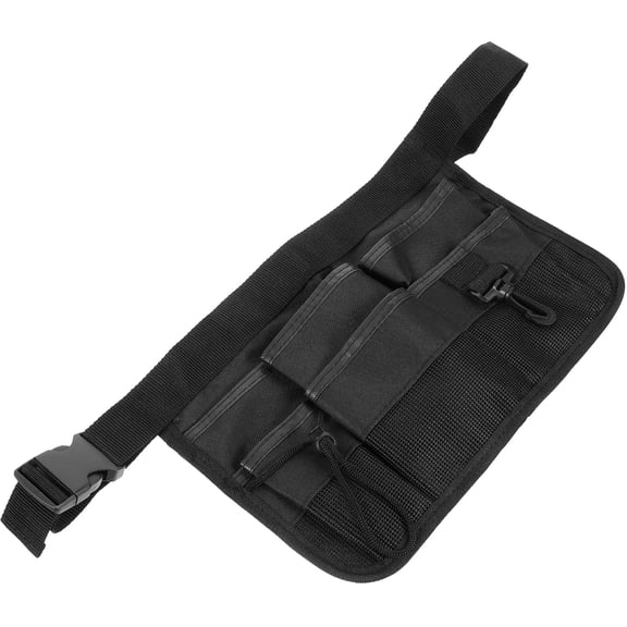ULTNICE 1Pc Black Waist Bag Tool Organizer Oxford Fabric Gardening Tools Bag Durable Light