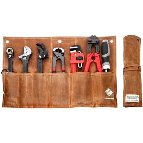 Tool Pouch, Roll-Up Storage Bag for Hand Tools & Wrenches