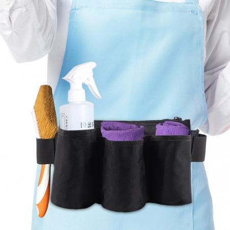 Tool Pouch, Waist Tools Bag Belt, Bottle Holster, Heavy Duty Working Tool Apron for Janitorial, Custodial, Housekeeping, Public Area Cleanup