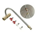 thumbnail image 1 of Tool Pressure Washer Washer Lance Gutter Cleaning Attachment Angled Extension Wands Garden Hose Nozzle Car Patio Lawn 4000 PSI, 1 of 8