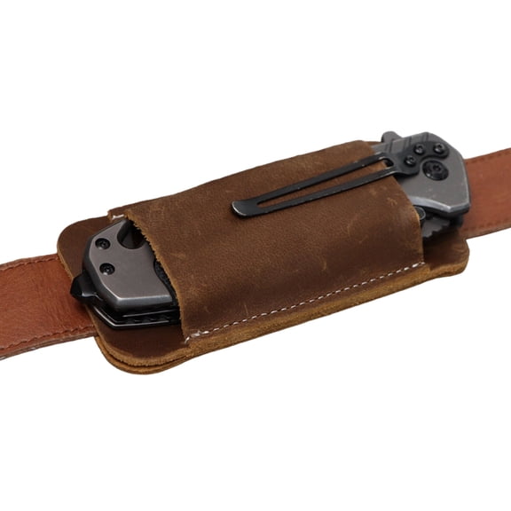 Tool Protections Cover Leather Waist Tool Cutter Cover Adjustable Tools Pouches for Hiking Backpacking