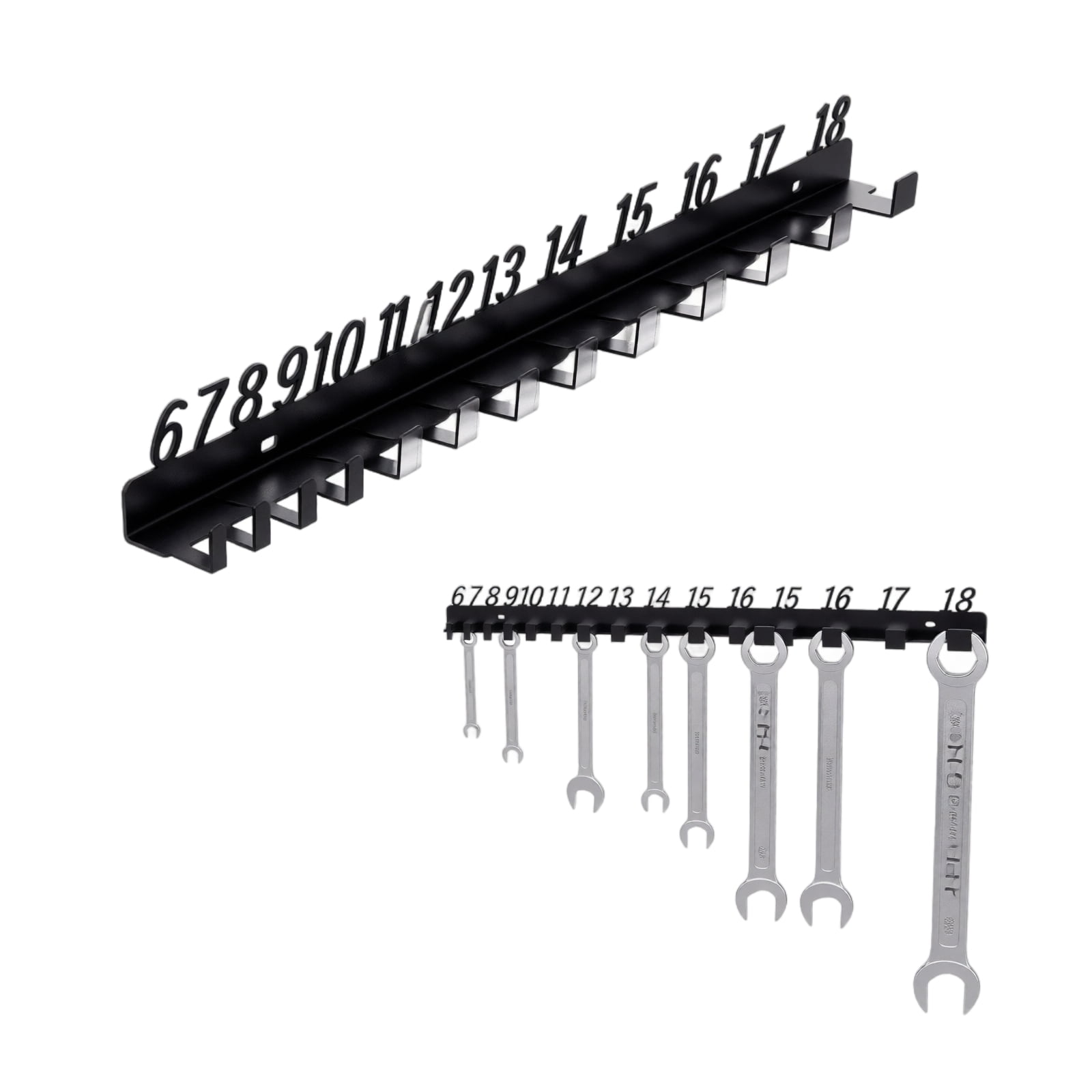 Large Wrench Rack Tool Rack Wall Mount | Wrench Organizer for Garage Tool Organizer Wall ...