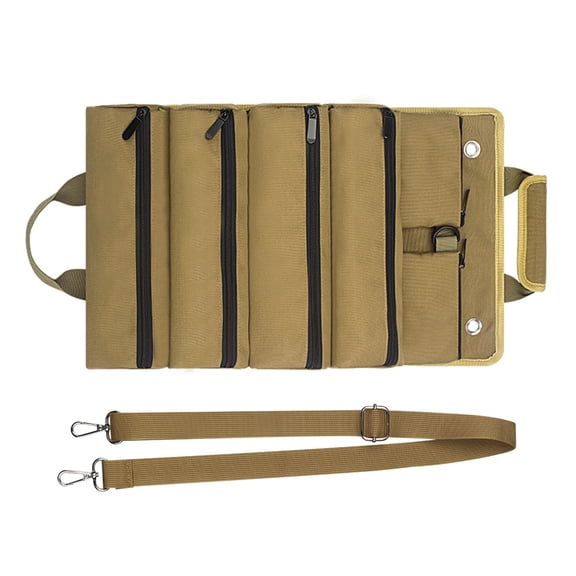 Tool Roll Bag Tool Pouch Bag Tools Tote Bag Pockets Tool Pouch Sling Tool Bucket Wrench
