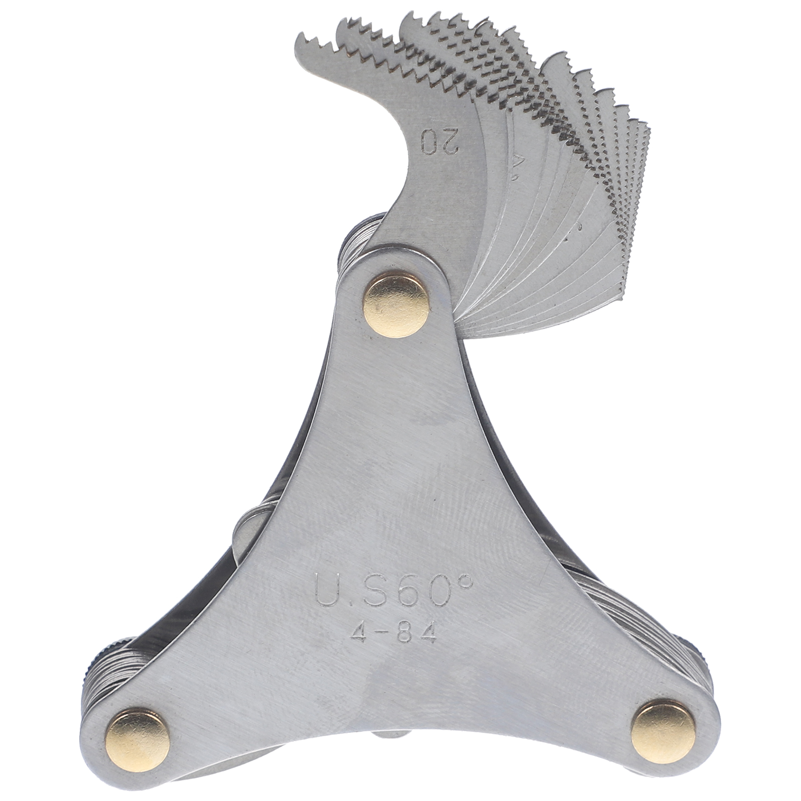 Tool Screw Pitch Measuring Thread Gauge MultiPurpose Cutting Stainless Caliper