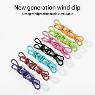  Chip Clips, Utility PVC-Coated Steel Clip for Food
