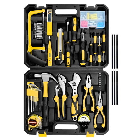 Tool Set 148-piece Home Repair Kit For Men Women College Students Household Basic Hand Sets With Case Maintenance Dorm Auto & Diy Projects