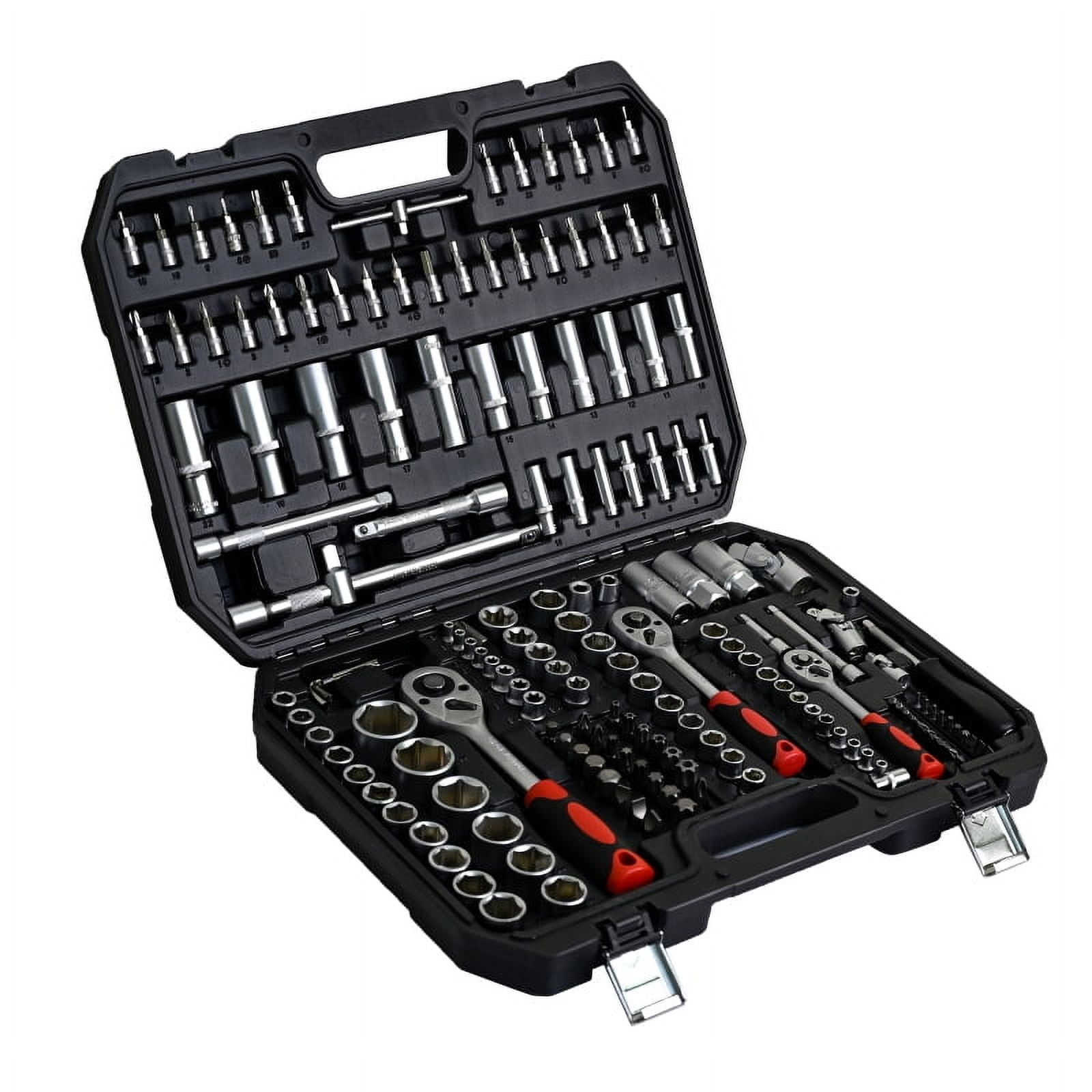 Tool Set - Socket and Ratchet Wrench Toolbox, 171pcs Tool Box ...