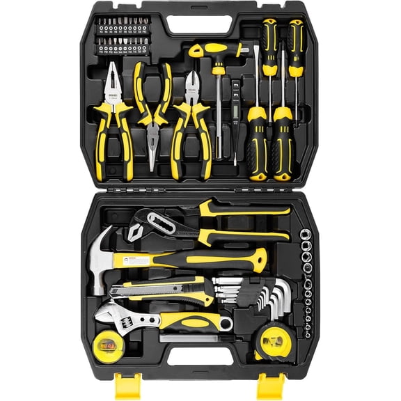 Tool Set Tool Kit 62PCS Homeowner Tool Set Wrench Pliers Screwdriver Set Repair Tool Kit