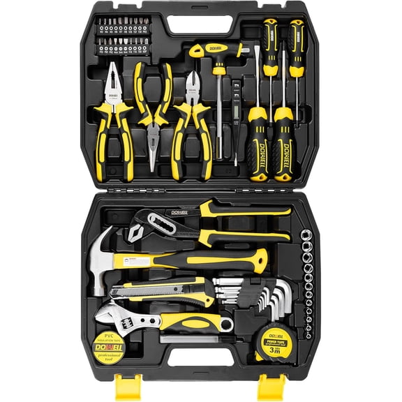 Tool Set Tool Kit 62PCS Homeowner Tool Set Wrench Pliers Screwdriver Set Repair Tool Kit
