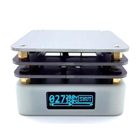 Tool Station Plate 65W Mini Repair Board LED Preheater Desoldering Hot Soldering SMD PCB Plate Rework Strip Heating Preheating ,Accurate Temperature