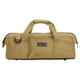 thumbnail image 1 of Tool Storage Bag Camping Pack Tent Peg Nails Wind Carry Box Zippered Ground Nail Multipurpose for Travel Luggage Khaki, 1 of 10