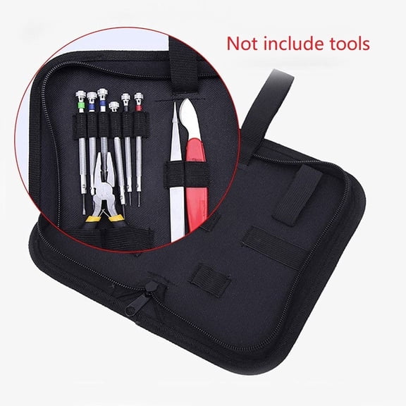 Tool Storage Bags Oxford Cloth Toolkit Bags Screw Hardware Repair Handbag Utility Storage Pouch Case For Repair Tool 20.5*10*5Cm Smile Home