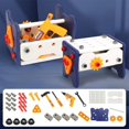 thumbnail image 1 of Kids Tool Storage Box Set, Screw Assembly Puzzle Toy, Pretend Play Repair Kit, STEM Educational Construction Toy, Fine Motor Skills Activity For Boys Age 3+, 1 of 9