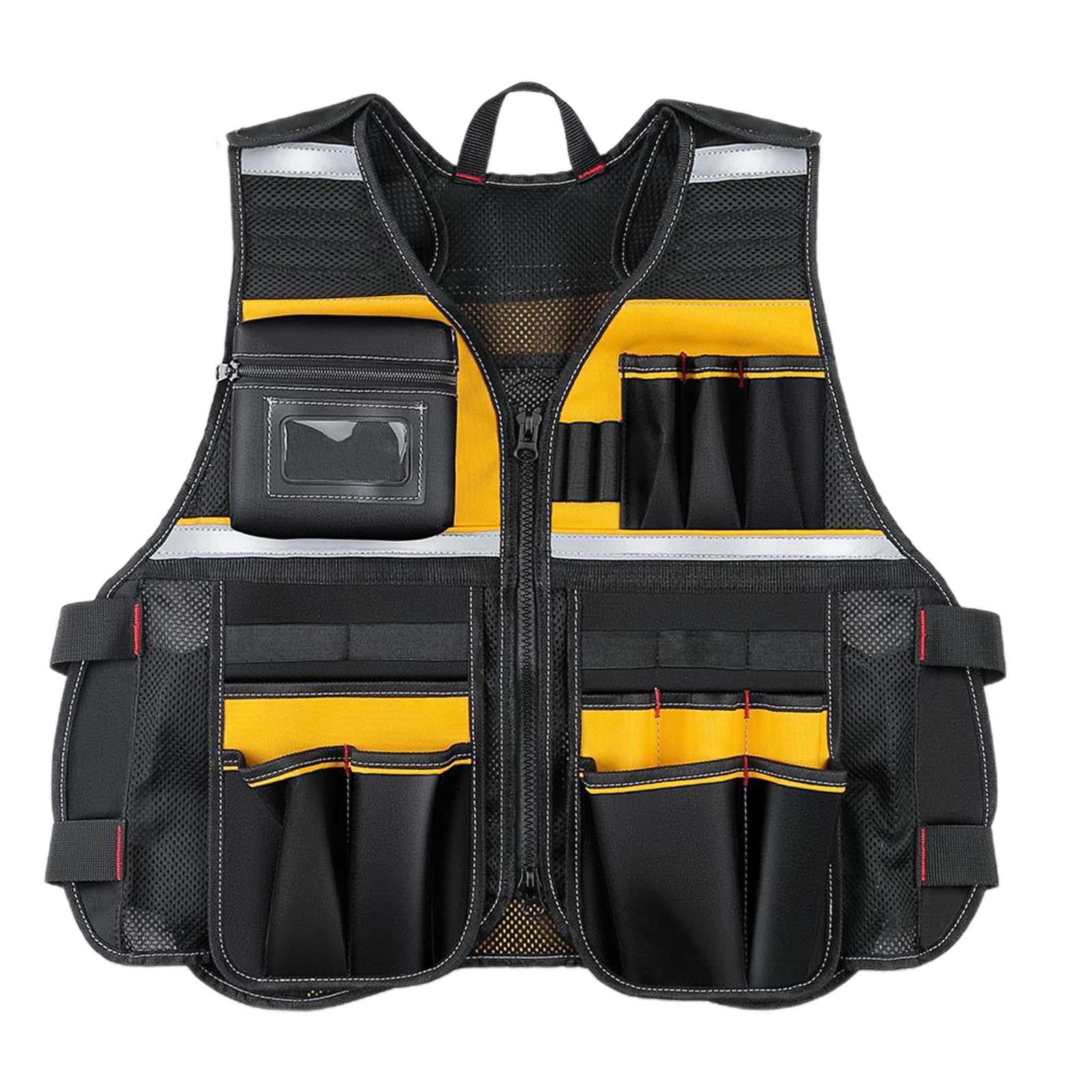 Tool Vest with Pockets Carpenter Vest Fishing Tool Pouch