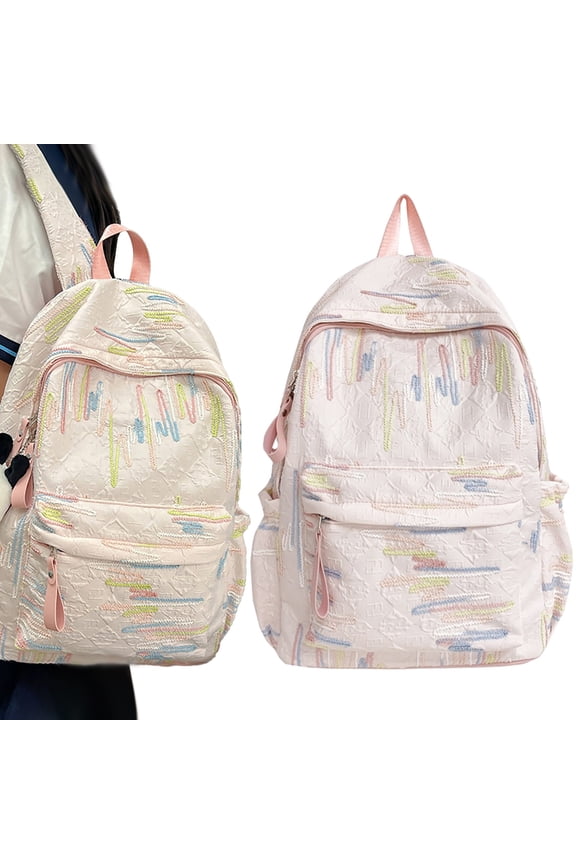 Tool bag Sequin Daypack Cute Backpack With Plush Zipper Pull Lightweight Large Capacity