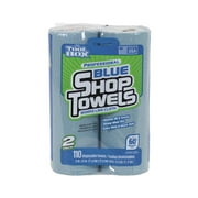 ToolBox® Blue Shop Towel, 2 Rolls per Pack (55 Sheets per Roll), Disposable Towel