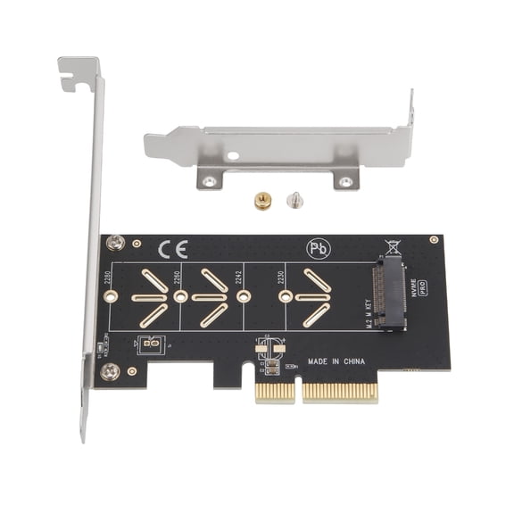 ToolLess NVMe PCIe Expansion Card With Metal Heat Spreader Effortless Drive Installation For Faster Boot And Data Transf