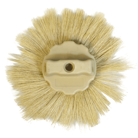 ToolPro 12 in. Tampico Shag Stipple Brush - Wide Natural-Fiber Drywall & Ceiling Texture Brush for Stipple & Crows-Foot