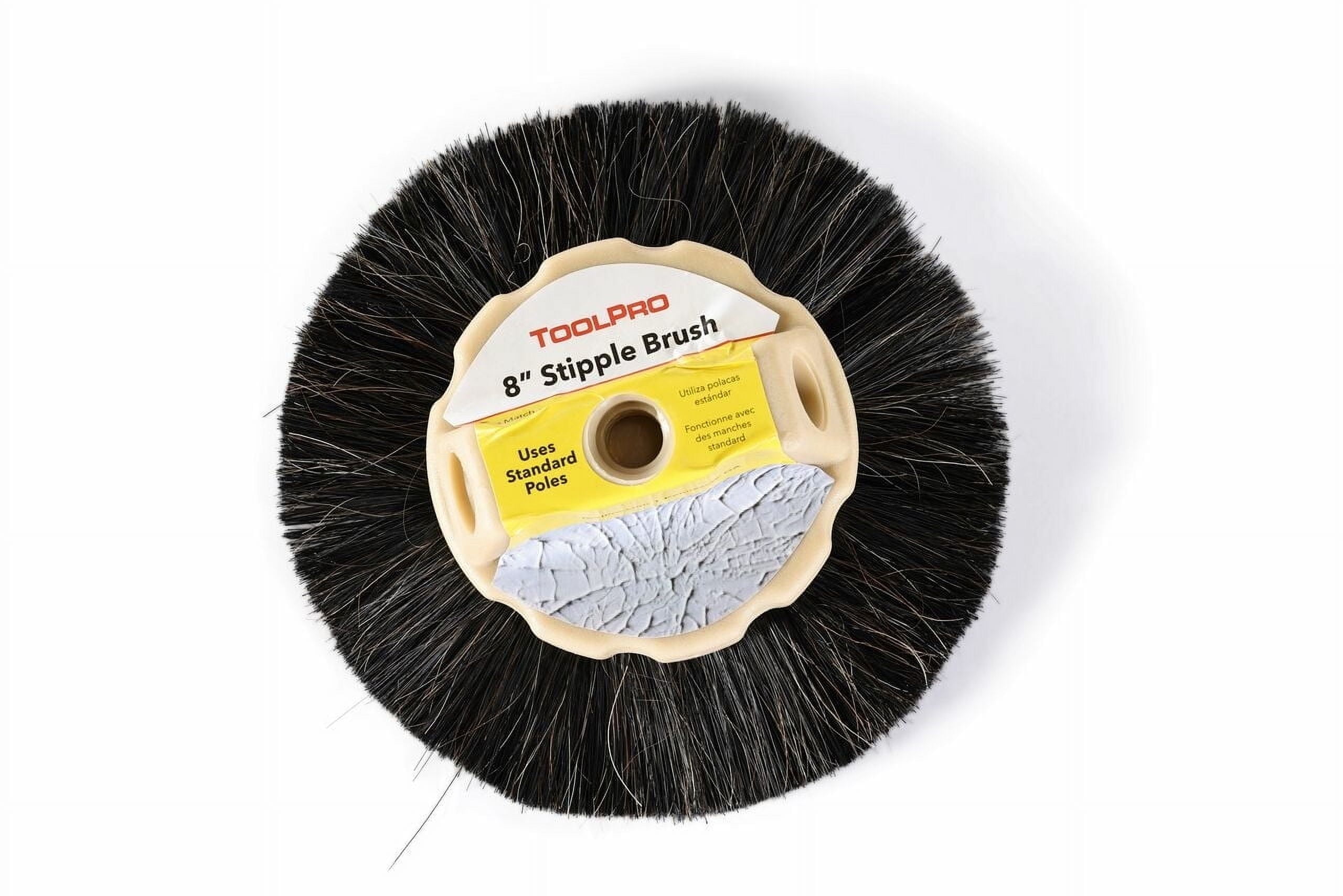 Toolpro 8-Inch Stipple Brush for Drywall Texturing Ceiling and