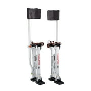 ToolPro Adjustable Aluminum Drywall Stilts - Aluminum - 18 in. to 30 in.