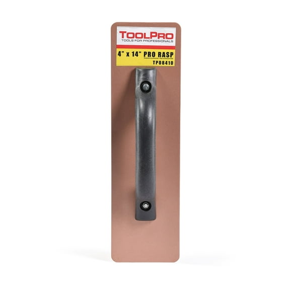 ToolPro Professional Grade Carbide Bit Stucco & EIFS Rasp  Pro Rasp for Efficient Surface Finishing (4x14)
