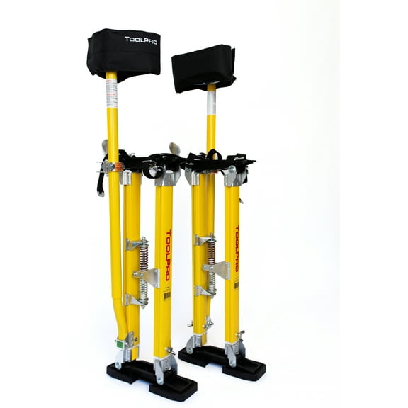 ToolPro Professional Grade Magnesium Stilts, 24-40 in. Drywall Stilts