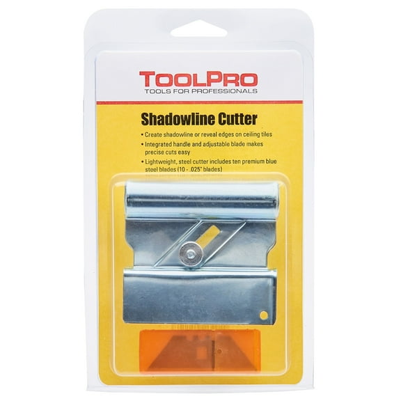ToolPro Shadowline Ceiling Tile Cutter - Includes 5 Replacment Blades
