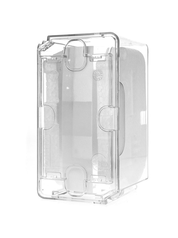 1pk Clear Plastic Watch Case Coffin Travel Essentials Jewelry Organizers and Storage