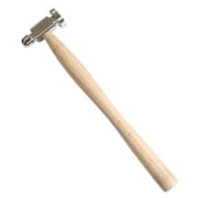 ToolTreaux 10 Inch Chasing Hammer Dual Face 6oz Jewelry Metalworking Tool