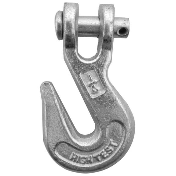 ToolUSA ¼" (0.6 cm) Clevis Grab Hook | Precision Tool for Towing, Logging & Rigging | Secure Clevis Pin Integration | Superior Tensile Strength Hardware