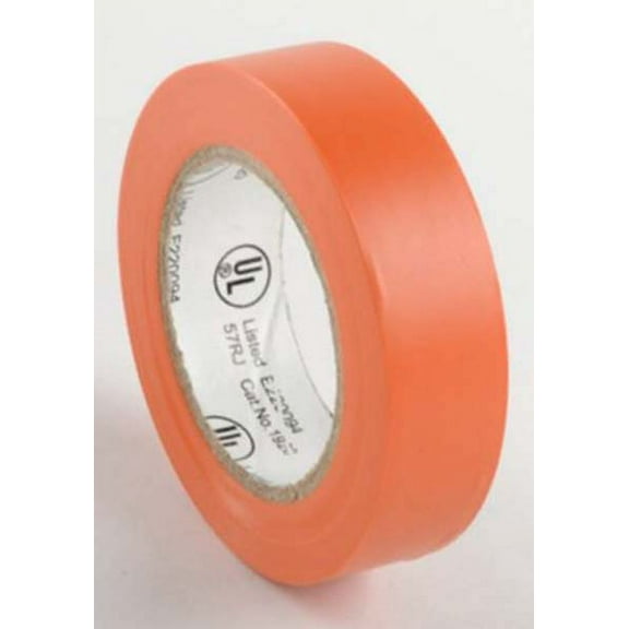 ToolUSA (10 Pack) Orange Electrical Tape | 50' (15.2 m) Roll Length | Width 0.75" (1.9 cm) | UL Approved | Professional Strength & Durability | Ideal for Appliances & Fixtures