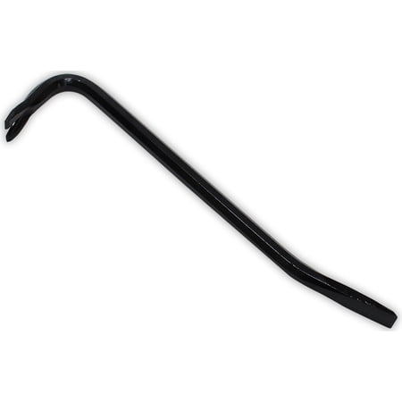 ToolUSA 12" (30.5 cm) Steel Wrecking Bar | Curved Nail Puller & Beveled Chisel End | Multi-Functional Tool for Professionals