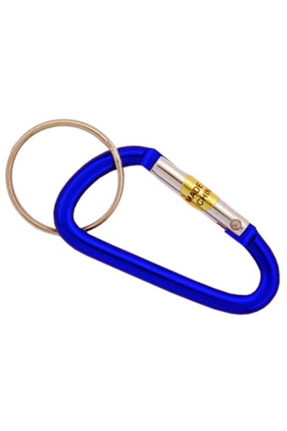 12 Pack Aluminum Snap Link Key Ring | Includes Four Vibrant Colors | Durable & Lightweight