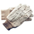 thumbnail image 1 of ToolUSA 12 oz Men's Cotton Canvas Gloves | Natural Color | Size Small | Knit Wrist for Optimal Fit | Ideal for Gardening and Warehouse Tasks, 1 of 2