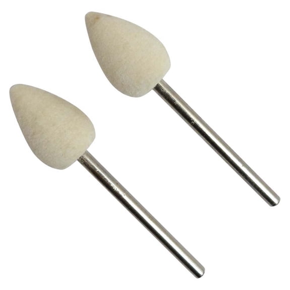 ToolUSA (2 Pack) 2 Piece Pointed Tip Felt Bobs Set | 3/32" (0.24 cm) Shank | Ideal for Jewelry & Crafts