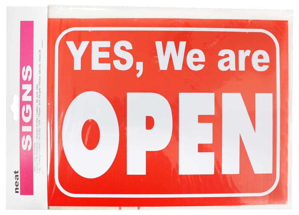 toolusa-2-pack-8-5-x-11-vibrant-open-closed-sign-dual-message-clear-legible-letters-easy-hang-design-essential-for-shops-restaurants-walmart-com for Free Printable Open And Closed Signs ToolUSA (2 Pack) 8.5