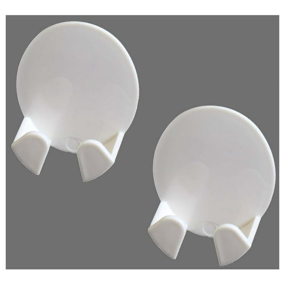 ToolUSA 2-Pack Adhesive Plug Holder | 2.5" x 2" (6.35 cm x 5.08 cm) Dimensions | Easy Plug Management | Self-Stick Design | No Hardware Required